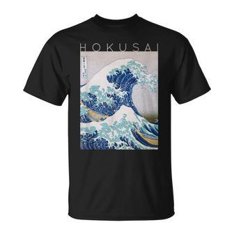 北斎 神奈川沖大波 アーティストのために Tシャツ - Kawaiitshirt
