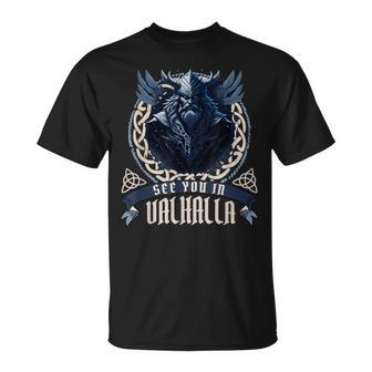 北欧の戦士ヴァルハラ北欧神話オーディン北欧人バイキング Tシャツ - Kawaiitshirt