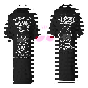 卒寿祝い ワイン好き 酒好き 父 母 男性 女性 90歳お祝いintage Aged To Perfection Tシャツ - Kawaiitshirt