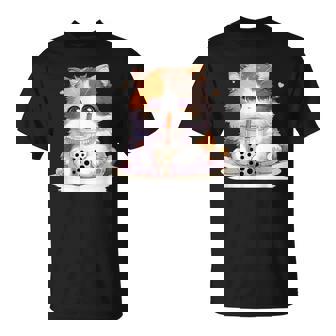 原宿竹下通りの可愛い子猫 アニメ好き オタクを癒すタピオカ茶 Tシャツ - Kawaiitshirt