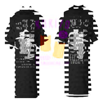 古希祝い ビール好き 酒好き 父 母 男性 女性 70歳お祝い Cheers To Embracing Life Tシャツ - Kawaiitshirt