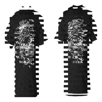 古生物学者化石アンモナイト Tシャツ - Kawaiitshirt