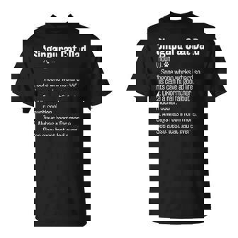 史上最高のシンガプーラ猫お父さん定義面白い猫好き Tシャツ - Kawaiitshirt