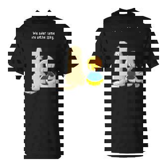 同じ空の下白文字 ウクライナ 反戦 平和 希望 仲間 家族 犬 猫 メンズ レディース キッズ Tシャツ - Kawaiitshirt