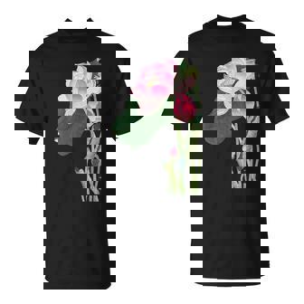 咲く蓮の花 蓮の花 ハス ヴィンテージ 日本美術 小原古邨 新版画 Tシャツ - Kawaiitshirt