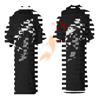 国産鯉 庭 池 魚 Tシャツ - Kawaiitshirt