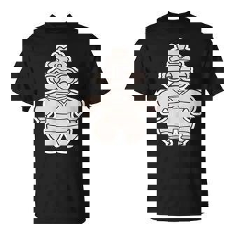 土偶 どぐう【ゆるフレンズ】遮光器土偶 歴史土器 イラスト Tシャツ - Kawaiitshirt