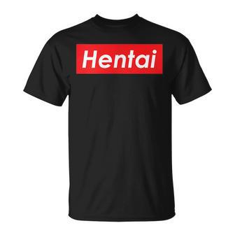 変態レッドボックスロゴ Tシャツ - Kawaiitshirt