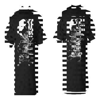 太極拳 猫 ボバ ティー 面白い カワイイ 武道 禅 キティ Tシャツ - Kawaiitshirt