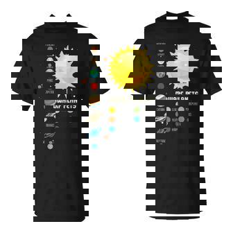 太陽系 I 宇宙 I 矮小惑星 I 惑星 Tシャツ - Kawaiitshirt