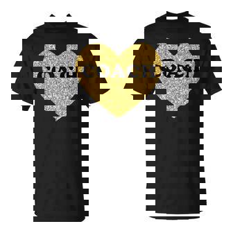 女性用および男性用コーチハートスポーツコーチ Tシャツ - Kawaiitshirt