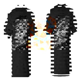 宇宙でピザタコスを食べるギャラクシーナマケモノ Tシャツ - Kawaiitshirt