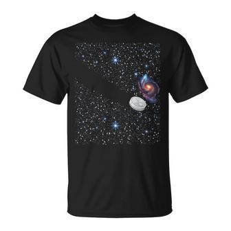 宇宙の星 面白いドレス ロボット掃除機 天の川 Tシャツ - Kawaiitshirt