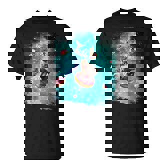 宇宙猫 ドーナツに乗るドーナツ 銀河猫 Tシャツ - Kawaiitshirt