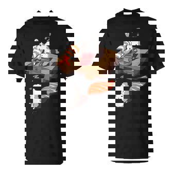 寝ぼける 寿司 すし えび サーモン まぐろ Tシャツ - Kawaiitshirt