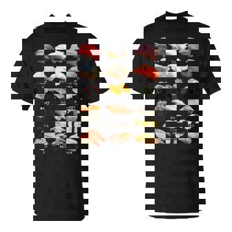 寿司 ネタ 面白いtシャツ おもしろ 食べ物 文字入り メンズ 面白い 服 オリジナル グッズ 文字tシャツ プレゼント Tシャツ - Kawaiitshirt