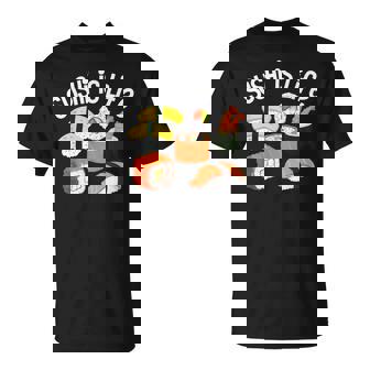 寿司アート 男性 女性 和食 寿司 巻き寿司 好き Tシャツ - Kawaiitshirt