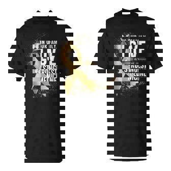 小児がん啓発 最強の薬 ゴールドリボン Tシャツ - Kawaiitshirt