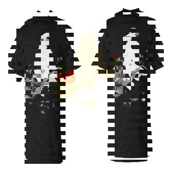 小原 古邨1877年－1945年 、【オウムにザクロ】、日本文化 日本画 Tシャツ - Kawaiitshirt