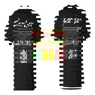 平和 レゲエ音楽 ラスタ ジャマイカ Tシャツ - Kawaiitshirt