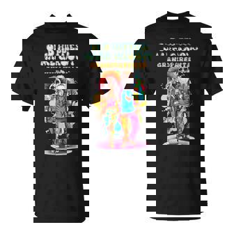 年老いたヒッピーがグルーヴィーな祖父母を作る Tシャツ - Kawaiitshirt