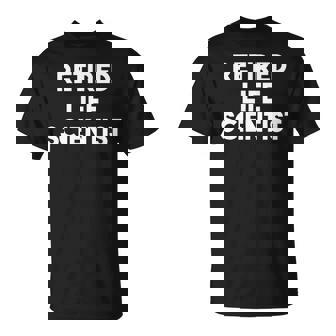 引退した生命科学者 面白い 長袖tシャツ Tシャツ - Kawaiitshirt