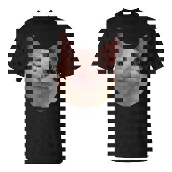 微笑む猫のミームベルーガ Tシャツ - Kawaiitshirt