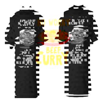 心配いらず ビーフカレー インド料理 シェフ おもしろ料理 Tシャツ - Kawaiitshirt