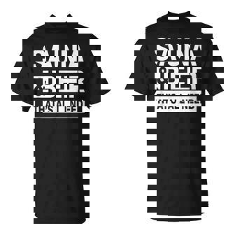 必要なのはサウナ&ビール Tシャツ - Kawaiitshirt