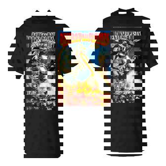 怪獣全惑星怪獣を破壊 Tシャツ - Kawaiitshirt