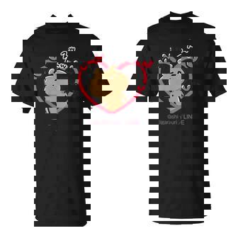 愛しすぎて大好きすぎる。 ペアデザイン くま Tシャツ - Kawaiitshirt