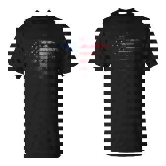 愛国的なアメリカンイーグルフラッグ Tシャツ - Kawaiitshirt