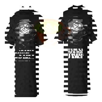 抹茶過ぎてラテ好きの抹茶 日本茶ラテ Tシャツ - Kawaiitshirt