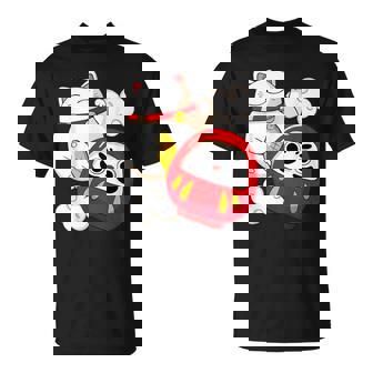 招き猫 招き猫だるま カワイイ Tシャツ - Kawaiitshirt