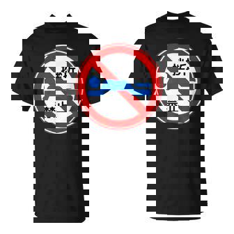 挫折禁止 標識 左折禁止 個性的 面白い ネタ ギャグ ボケ 笑える Tシャツ - Kawaiitshirt