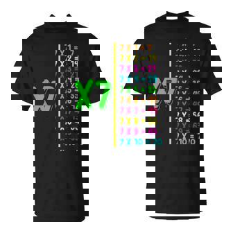 掛け算表7 小学生 算数の日 キッズ 男の子 Tシャツ - Kawaiitshirt