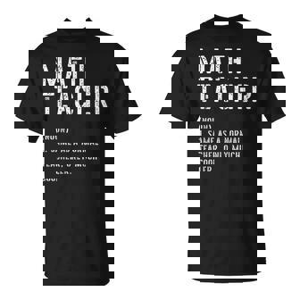 数学先生 定義シャツ 学校の初日 Tシャツ - Kawaiitshirt