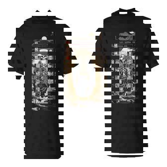 日本 妖怪 骨格 幽霊 美的 江戸 芸術 浮世絵風 Tシャツ - Kawaiitshirt