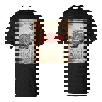 日本の伝統食品 肉 パピルス スクロールアート 和牛 Tシャツ - Kawaiitshirt