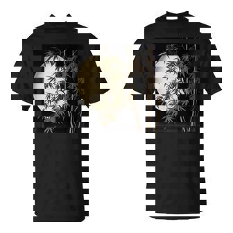 日本の竹と月 長袖tシャツ Tシャツ - Kawaiitshirt