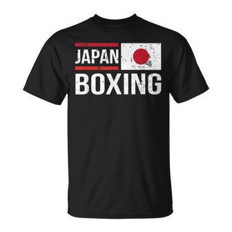 日本ボクシング日本旗スポーツジムスパーリングアマチュアスポーツ Tシャツ - Kawaiitshirt