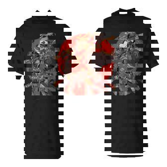 日本美術 パンダ 忍者 浮世絵 アニメ風 サムライパンダ Tシャツ - Kawaiitshirt