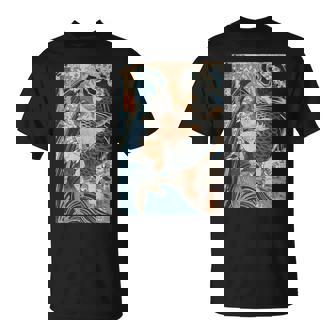 日本美術 戦闘機 相撲 鯉 海波 国吉 浮世絵 Tシャツ - Kawaiitshirt