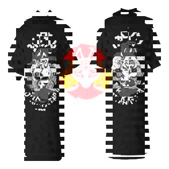 日本酒チーム ビール お酒 パブ パーティー きつね マスク 旗 Tシャツ - Kawaiitshirt