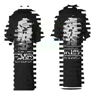 明日地球の日のための風力発電 クリーンエネルギー 風力タービン Tシャツ - Kawaiitshirt