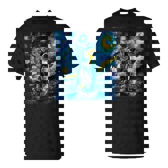 星月夜 ヴィンセント・ヴァン・ゴッホ 絵画 ペンギン Tシャツ - Kawaiitshirt