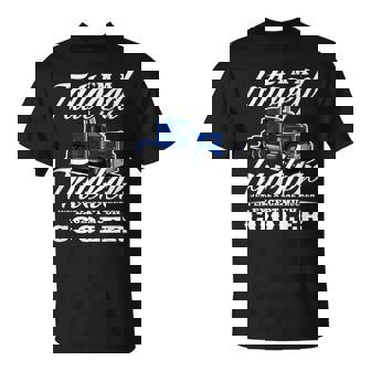 メンズ 普通のトラッカービッグリグトラックドライバーのようなタトゥーの入ったトラッカー Tシャツ - Kawaiitshirt