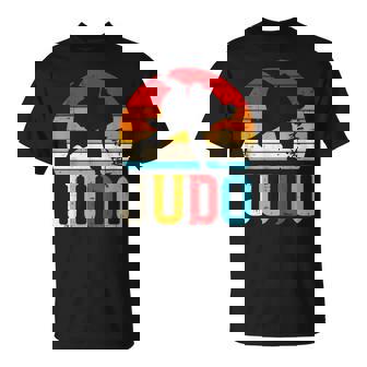 柔道投げ レトロ 日本の格闘技 柔道家 ファイター ギフト Tシャツ - Kawaiitshirt