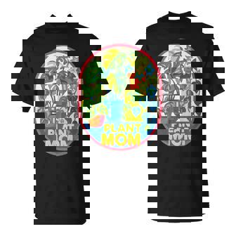 植物 ママ イラスト ポトス モンステラ 観葉植物愛好家 Tシャツ - Kawaiitshirt