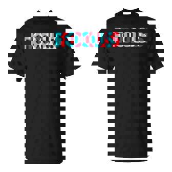 楽しいフォーカスデザイン 錯覚トリッピー Tシャツ - Kawaiitshirt